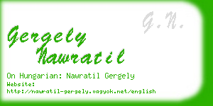 gergely nawratil business card